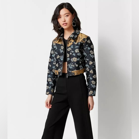 Urban Outfitters Western Colorblock Floral Gas Jacket - Picture 3 of 10